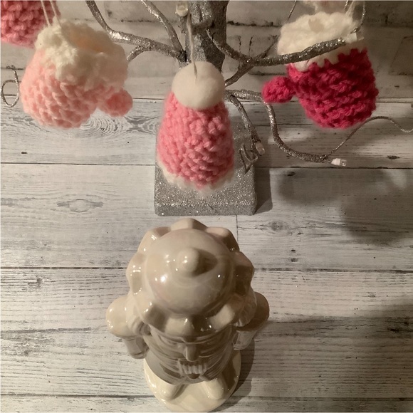 Peppermint Square 10” Pearlized Nutcracker Decor - Picture 8 of 8